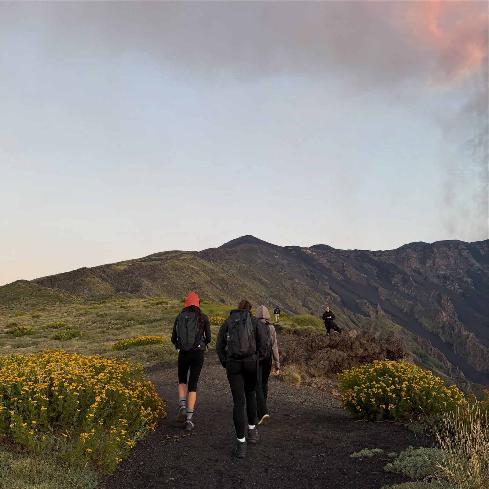 Mount Etna tour visitor photo