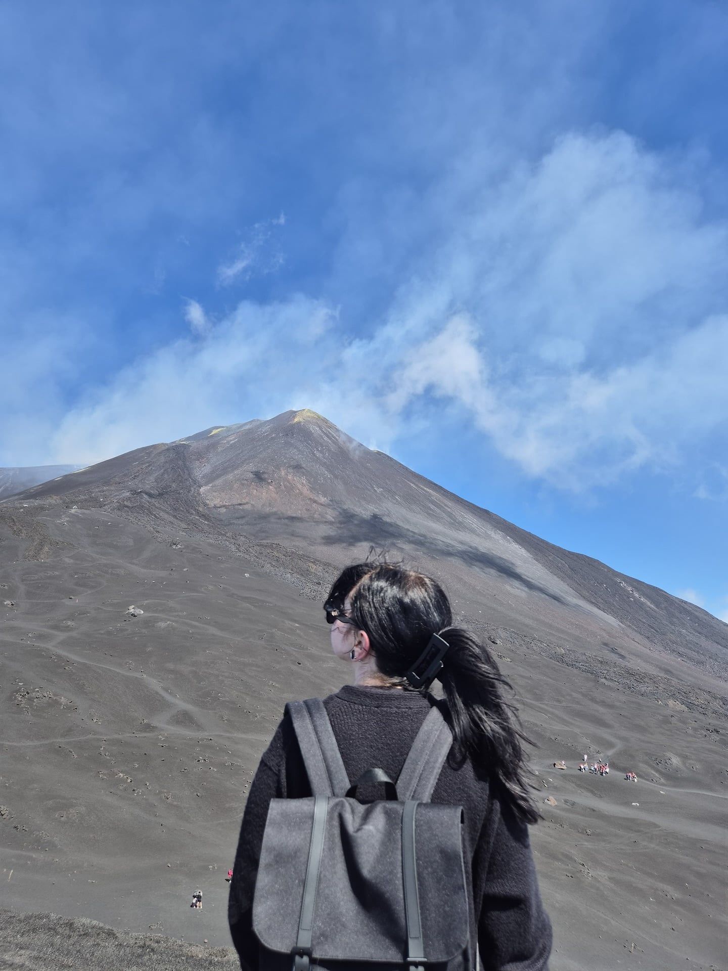 Mount Etna tour visitor photo
