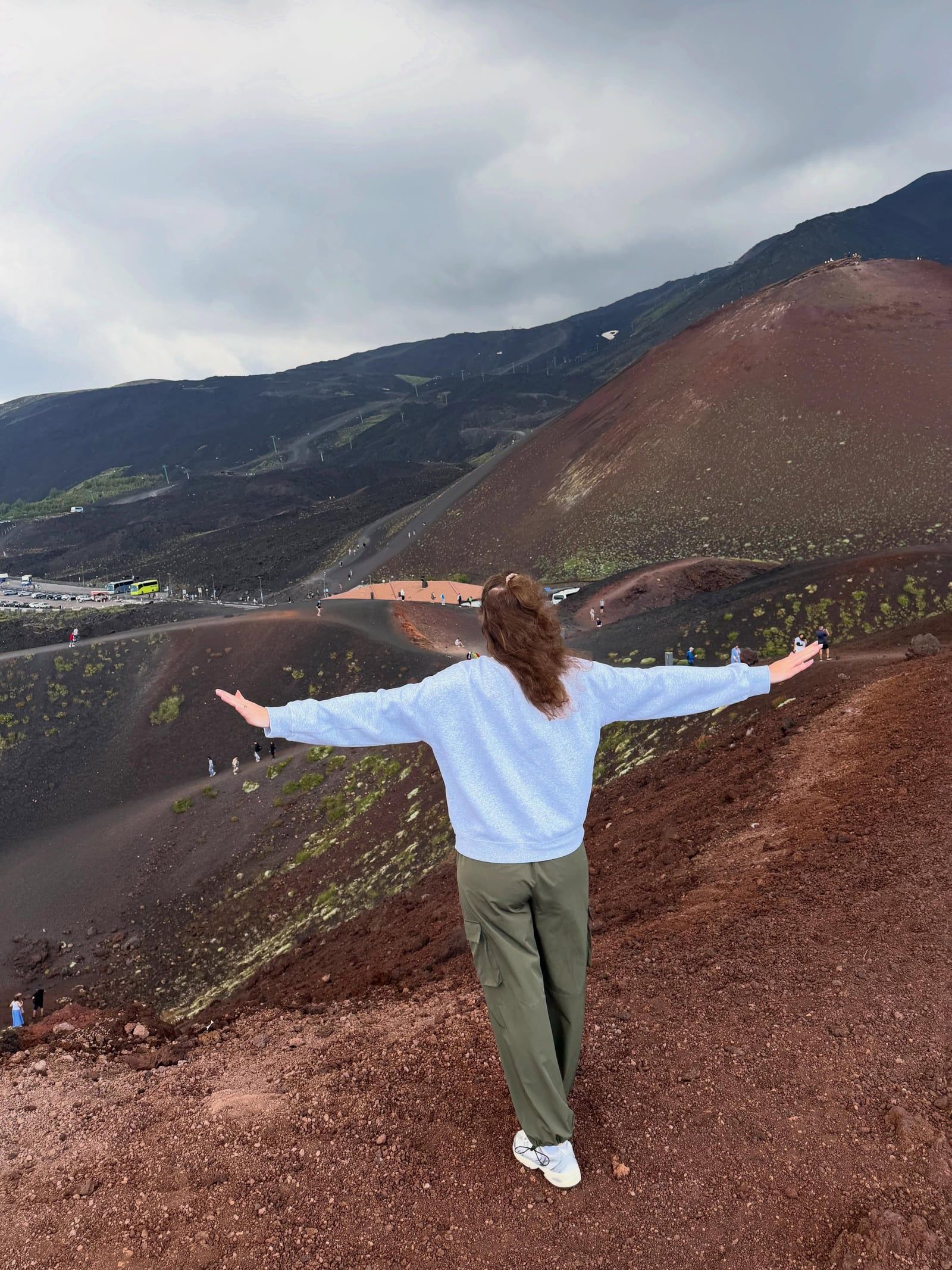 Mount Etna tour visitor photo